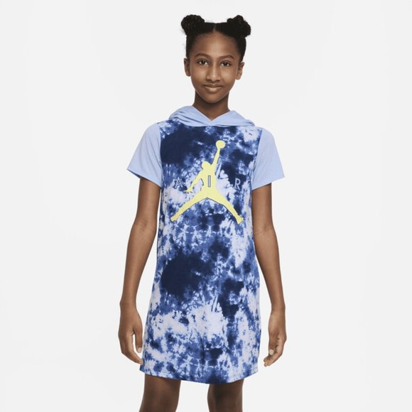 NWT Nike Jordan Air Girls Hoodie Dress - Size M - Picture 13 of 14